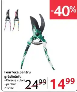 Selgros Foarfeca pentru grădinărit Ofertă