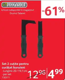 Selgros Set 2 cuțite pentru curățat buruieni Ofertă