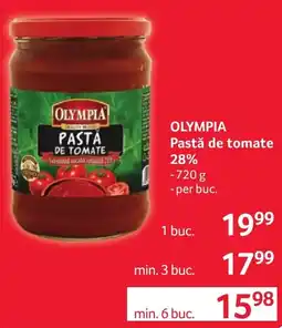 Selgros Olympia pastă de tomate Ofertă