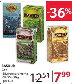 Selgros Basilur Ceai Ofertă