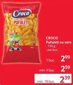 Selgros Croco pufuleți cu sare Ofertă