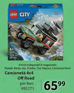 Selgros Lego City Camioneta 4x4 Off Road Ofertă