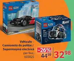 Selgros Lego City Camionetă de poliţie / Supermaşină electrică Ofertă