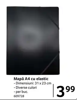Selgros Mapă A4 cu elastic Ofertă