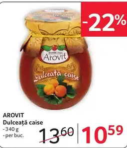 Selgros Arovit dulceată caise Ofertă