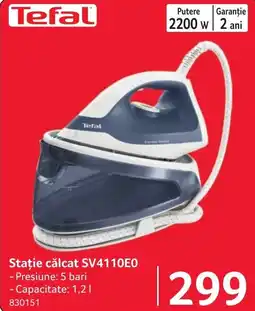 Selgros Tefal stație călcat sv4110e0 Ofertă