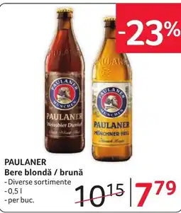 Selgros Paulaner bere blondă / brună Ofertă