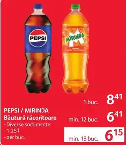Selgros Pepsi / mirinda băutură răcoritoare Ofertă
