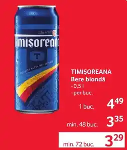 Selgros Timișoareana Bere blondă Ofertă
