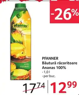 Selgros Pfanner băutură răcoritoare ananas 100% Ofertă