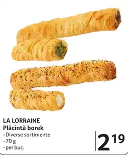 Selgros La lorraine plăcintă borek Ofertă