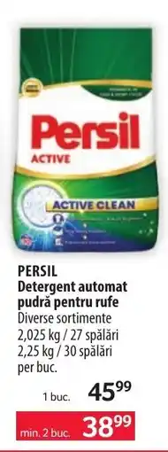 Selgros Persil detergent automat pudră pentru rufe Ofertă