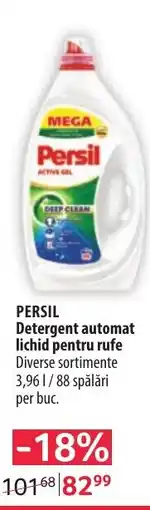 Selgros Persil detergent automat lichid pentru rufe Ofertă