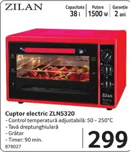 Selgros Zilan Cuptor electric ZLN5320 Ofertă