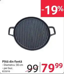 Selgros Plită din fontă Ofertă
