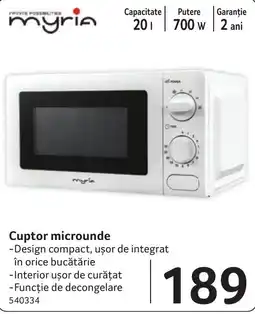 Selgros Myria Cuptor microunde Ofertă