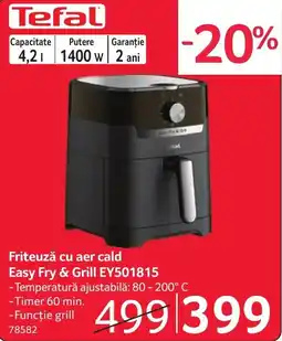 Selgros Tefal friteuz cu aer cald easy fry & grill ey501815 Ofertă