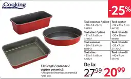 Selgros Cooking by Heinner Tăvi copt / cozonac / cuptor ceramică Ofertă