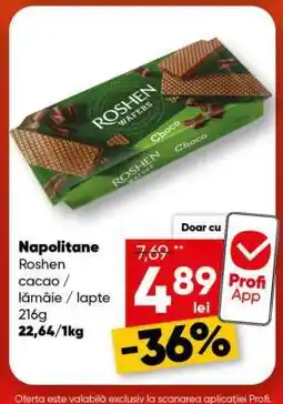 PROFI Napolitane Roshen Ofertă