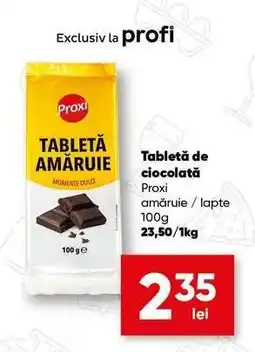 PROFI Tableta de ciocolată Proxi Ofertă
