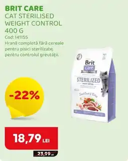 Animax Brit care cat sterilised weight control Ofertă