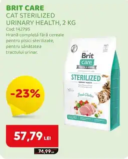 Animax Brit care cat sterilized urinary health Ofertă