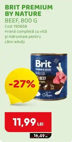 Animax Brit premium by nature beef Ofertă