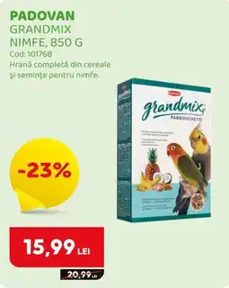Animax Padovan grandmix nimfe Ofertă