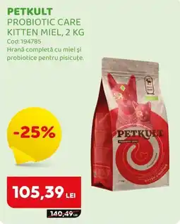 Animax Petkult probiotic care kitten miel Ofertă