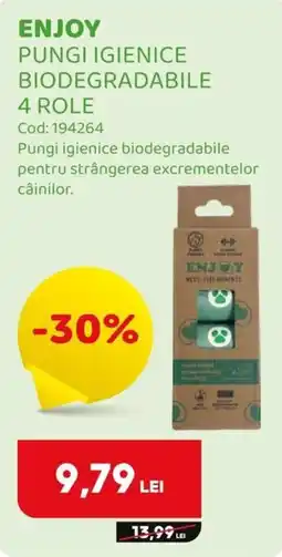 Animax Enjoy pungi igienice biodegradabile Ofertă