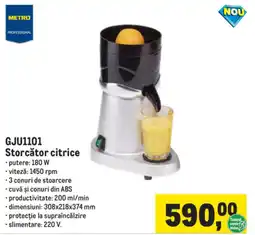 Metro Metro Professional Storcător citrice GJU1101 Ofertă