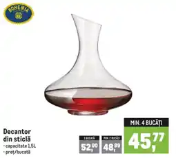 Metro Bohemia decantor din sticlă Ofertă