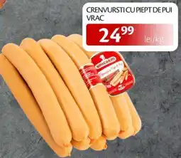 Unicarm Unicanm crenvurști cu piept de pui Ofertă
