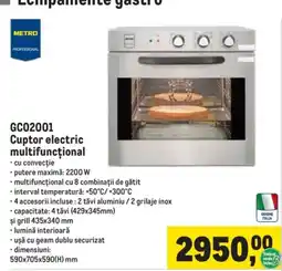 Metro Metro Professional Cuptor electric multifuncțional Ofertă