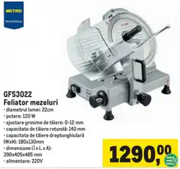 Metro Metro professional feliator mezeluri Ofertă