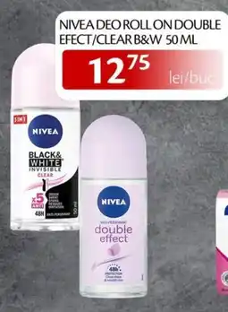 Unicarm Nivea deo roll on double effect/clear b&w Ofertă