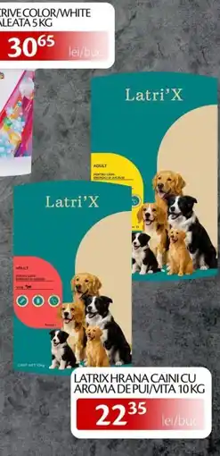 Unicarm Latri'X hrana caini cu aroma de pui/vita Ofertă