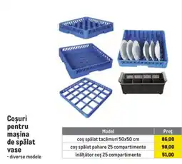 Metro Coșuri pentru mașina de spălat vase Ofertă