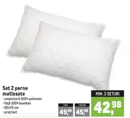 Metro Set 2 perne matlasate Ofertă