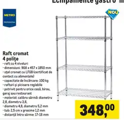 Metro Metro Professional raft cromat 4 polițe Ofertă