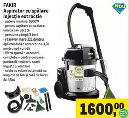 Metro Fakir aspirator cu spălare injecție extracție Ofertă