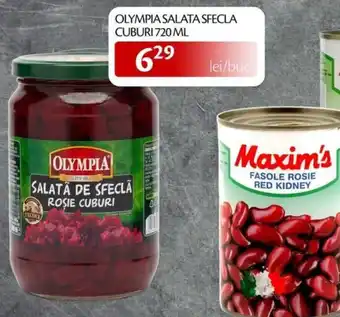 Olympia salata de sfeclă roșie cuburi
