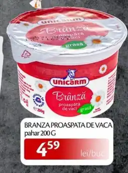 Unicarm Unicarm branza proaspata de vaca Ofertă