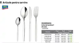 Metro aro scandinavia linie de tacamuri din inox Ofertă