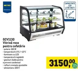 Metro Metro Professional vitrină rece pentru cofetărie Ofertă