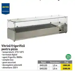 Metro Metro professional vitrină frigorifică pentru pizza Ofertă