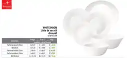 Metro Bormioli Rocco White Moon Ofertă