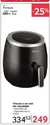 Selgros Friteuză cu aer cald FAF-MD2000BK Ofertă