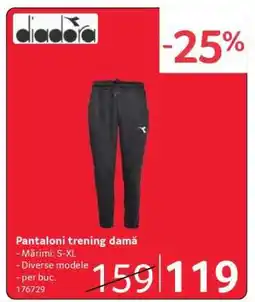 Selgros Pantaloni trening damă Ofertă