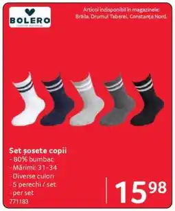 Selgros Set șosete copii Ofertă